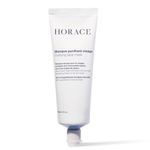 HORACE Purifying Face Mask for Men - Facial Deep Cleanse with Kaolin Clay and Blue Everlasting Flower - Pore Refining Skincare for All Skin Types - Unscented, 75 ml