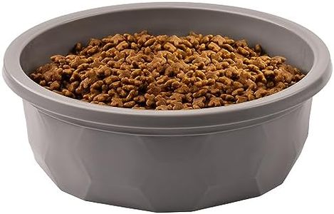 Leash Boss Extra Large Dog Water Bowls (112 Oz) - Plastic Extra Large Dog Bowl for Large Dog Breed - Durable Dog Food Bowl Feeding Bowls for Inside & Outside - Gray Dog Water Bowl, Holds Up to 14 Cups
