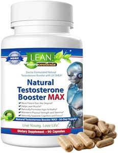 Lean Nutra Men’s Testosterone Support & Hormonal Vitality Formula — 50+ Male Performance — Tongkat Ali, Tribulus, Maca, Boron, D-Aspartic Acid — 90 Capsules