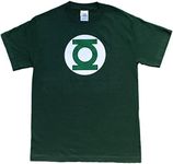 DC Comics Men's Green Lantern Short Sleeve T-Shirt, Lantern Kelly Green, X-Large