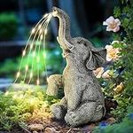 GIGALUMI Elephant Statue Garden Dec