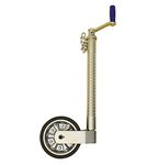 leisure MART Heavy duty telescopic trailer ribbed/serrated Jockey Wheel 48mm with 200mm wheel Pt no. LMX2723