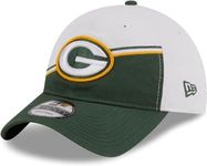 New Era NFL Adult 2023 Sideline Core Classic 9TWENTY Adjustable Hat, Green Bay Packers, One size