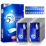 SEAAES Teeth Whitening Strips 5D Contains No Harmful Substances Effective Home Use Tooth Whitening Kit Mint Flavor 14 Pouches 28pcs