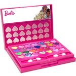 Barbie - Townley Girl Beauty Compact Set Kit with Brushes, Eye Shadow Palette, 28 Eye Shadows, 6 Lip Gloss & 4 Blushes Makeup Set for Kids Girls, Ages 6+ Perfect for Parties, Sleepovers and Makeovers