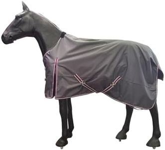 BARN & STABLE 600 Denier Horse Rain Sheet Waterproof 3000 and Breathable 3000 Rip-Stop Turnout Rain Sheet Blanket for Horse