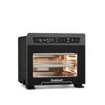 Cuisinart Toaster Oven Air Fryer with Air Fry, Toast, Bake, Broil, Roast and Warm Options, 4 Presets, 150 to 450°F, Large Capacity, Black (TOA-110C)
