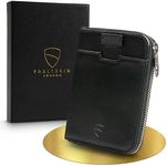 Vaultskin Notting Hill zip wallet with RFID protection (Black)