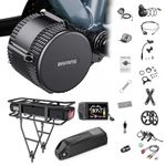 BAFANG 750W 1000W Mid Drive Kit 48V/52V BBS02B CAN Electric Bike Conversion Kit Ebike Conversion Kit for 68-73MM Mountain Bike Road Bike with Ebike Display & Battery (Optional)