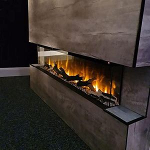 Ezee 60" Electric Fireplace – Wall Mounted LED Heater