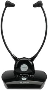 Retekess TA008 Wireless Headphones for TV, Digital Headset System, TV Ears with Sound Amplifier,for Hard of Hearing Seniors,Two Battery for Long Time TV Watching,100ft Long Range, Support Most TVs