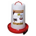 Farm Innovators Model HPF-100 All-Seasons Heated Plastic Poultry Fountain, 3 Gallon, 100-Watt