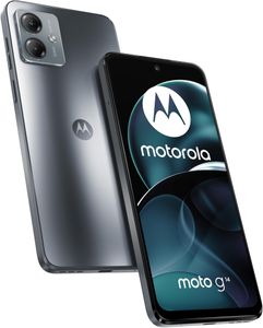 Motorola Moto g14 Smartphone, 6.5" FHD+ Display, 50MP, 128GB, Steel Grey