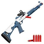 Soft Foam Dart Blaster Toy Shell Ejecting Shotgun Spring- Air Pump with Scope and Bullets for Teens Youth