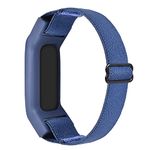 C2D JOY Elastic Nylon Strap compatible with Garmin vivofit Jr 1/2 Bands Replacement with Case for Kids-Midnight Blue