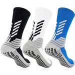 Howwide Grip Socks Soccer Non Slip Football Basketball Socks for Adults Men Women…