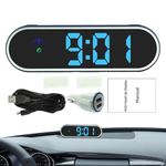 Car Speed Limit Indicator, Digital Car Speed Display, Obd2 Speed Display, Car Limit Indicator, Mph Compass Fatigued Driving Alert Over Alarm Trip Meter for All Vehicle