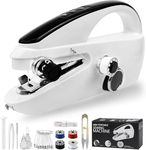 Hand Held Sewing Machines For Adults, Hand Held Sewing Machines for Hemming with Test Fabric(Not second-hand), Easy To Use Rechargeable Hand Sewing Machine for Beginners, Women