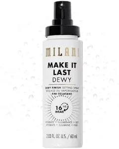 Milani Make It Dewy 3-In-1 Setting Spray - Hydrate + Illuminate + Set (2.03 Fl. Oz.) Cruelty-Free Makeup Setting Spray - Prime & Hydrate Skin for a Bright, Refreshing Look