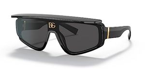 Dolce & Gabbana DG 6177 Shiny Black/Grey 46/14/145 men Sunglasses