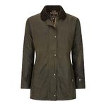 WALKER AND HAWKES - Ladies Wax Victoria Jacket - Olive - 16