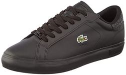 Lacoste Sport Men's POWERCOURT 1121 1 SMA Sneakers, Blk/Blk, 10 UK