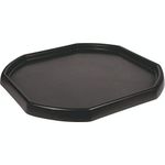 Small Mixing Tray 70cm x 70cm Octagonal Sand Pit Tray concrete and Mortar Mixing Tray Kids Messy Activities Plastic Tuff Spot Board Water Sand Activities Sand Plastering (Set Of 1, Black)