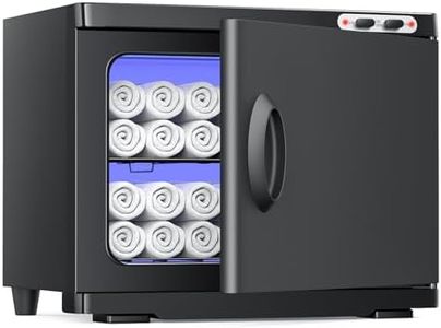 VERYTOP 20L Hot Towel Warmer for Spa, Large 2-in-1 Spa Towel Warmers for Facials Esthetician, Towel Warmer Cabinet Towel Heater for Barber, Salon(Black)