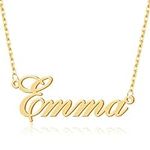 Custom Name Necklace with Heart Per