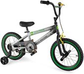 John Deere Mud Machine Kid's Bicycle with Removable Training Wheels — 16" Boy’s Bike – Ages 4 and Up — Removable Training Wheels and BMX Stunt Tubes