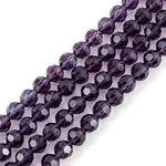 10 Strands Czech Round Crystal Beads 8mm Amethyst (~680-720pcs) for Jewelry Craft Making Supplies CC2R827