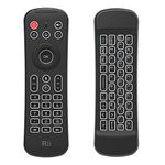 Rii MX6 2.4G Backlight Air Mouse + Wireless Keyboard + 6 Axis Somatosensory Remote Control + Microphone + IR Learning Buttons 5 in 1 for Mini PCs / Smart TV / Android TV Box / Raspberry Pi (US Layout)