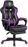 Vonesse Purple Gaming Chair with Footrest Reclining Computer Gaming Chair High Back Gamer Chair with Massage Gaming Chair Big and Tall Gaming Chairs for Adults(Purple/Black)