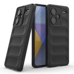 Zapcase Back Case Cover for Mi Redmi Note 13 Pro Plus 5G | Compatible for Mi Redmi Note 13 Pro Plus 5G Back Case Cover| Liquid Silicon Magic Case with Camera Protection | Black