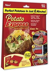 Ontel Microwave Cooker, Perfect Potatoes in Just 4 Minutes – As Seen On Tv, Small