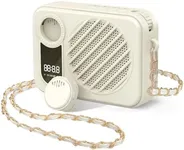 COOLSELL Voice Amplifier Wireless Microphone, 20W Loud Portable PA System with Lavalier Mic, No Feedback Clear Personal Megaphone Speaker for Teacher Classroom, Tour Guide, Salers and Elderly
