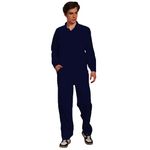 adhyah TrendyUniform Plain Boiler Suit/Men'S Cotton Coverall/Coverall For Industrial/Full Sleeves Coverall/Mechanic Painter Workwear (Navy Large)