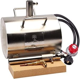 CAST Master Elite USA Portable Single Burner Propane Blacksmith Farrier Caster Kit Jewelry Knife and Tool Making Propane Forge SS