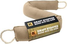 Draft Stopper - Door Draft Stopper Blocker - Under Door Weather Insulator Seal 37 inches - Sticks and Swings with The Door, Never Bend,2 Lbs Heavy and Effective Under Door Draft Stopper Energy Saver