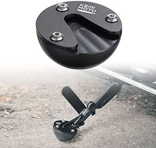 KEMIMOTO Motorcycle Kickstand Pad Ball Compatible with Grom MSX125 Kickstand Extension Support Plate for Soft Surfaces Grass Hot Pavement Outdoor Parking