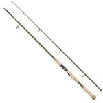 FLADEN Fishing VANTAGE PREDATOR Spinning Carbon Stylish fishing Rod with Cork Handle and LTS Guides - 2 Piece - for Boat and Shore (2.4m / 8ft - 120g cw) [12-57240SXH]