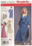 Simplicity Sewing Pattern 8013R5 Misses' Vintage 1970's Dresses', Paper, White, R5 (14-16-18-20-22)