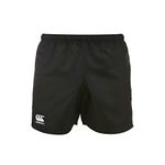 Canterbury Men's Advantage Rugby Shorts | Lightweight Gym Shorts, Black, M