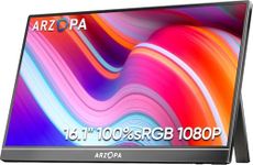 ARZOPA 16.1" Portable Monitor, 100%