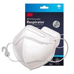 3M 9513 Respirator Kn95 With Comfortable 3D Design & Advanced Electrostatic Media Certified To Filter At Least 95% Airborne Particulates And Allergens (Face Mask,20 Units,White) - Nonwoven Fabric