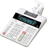 Casio FR-2650RC Desktop Calculator 12-Digit LCD DIGITRON Screen, gray