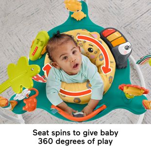 Fisher-Price Jumperoo Baby Activity Center – Leaping Leopard
