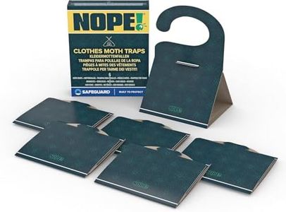 NOPE! Pièges Anti Mites Textiles 3 x 2 – Inodore & Non Toxique – À Base de Phéromones – Protection Efficace pour Vêtements