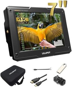 LILLIPUT H7S 7 Pulgadas Táctil Monitor de cámara 1800nits 3D LUT 1920x1200 IPS 4K Salida de Entrada HDMI 3G-SDI,Camera Field Monitor DSLR Full HD Video Peaking Focus Assist