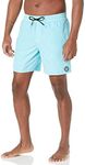 Volcom Men's 17-inch Elastic Waist Surf Swim Trunks, Chlorine, X-Large